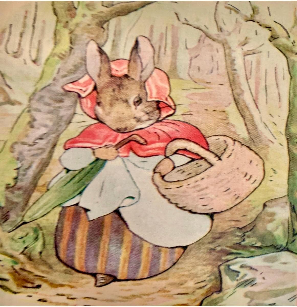 Beatrix Potter Wooden Box- Made in Switzerland~ Tale of Peter Rabbit~ Vintage - Thumbnail 2
