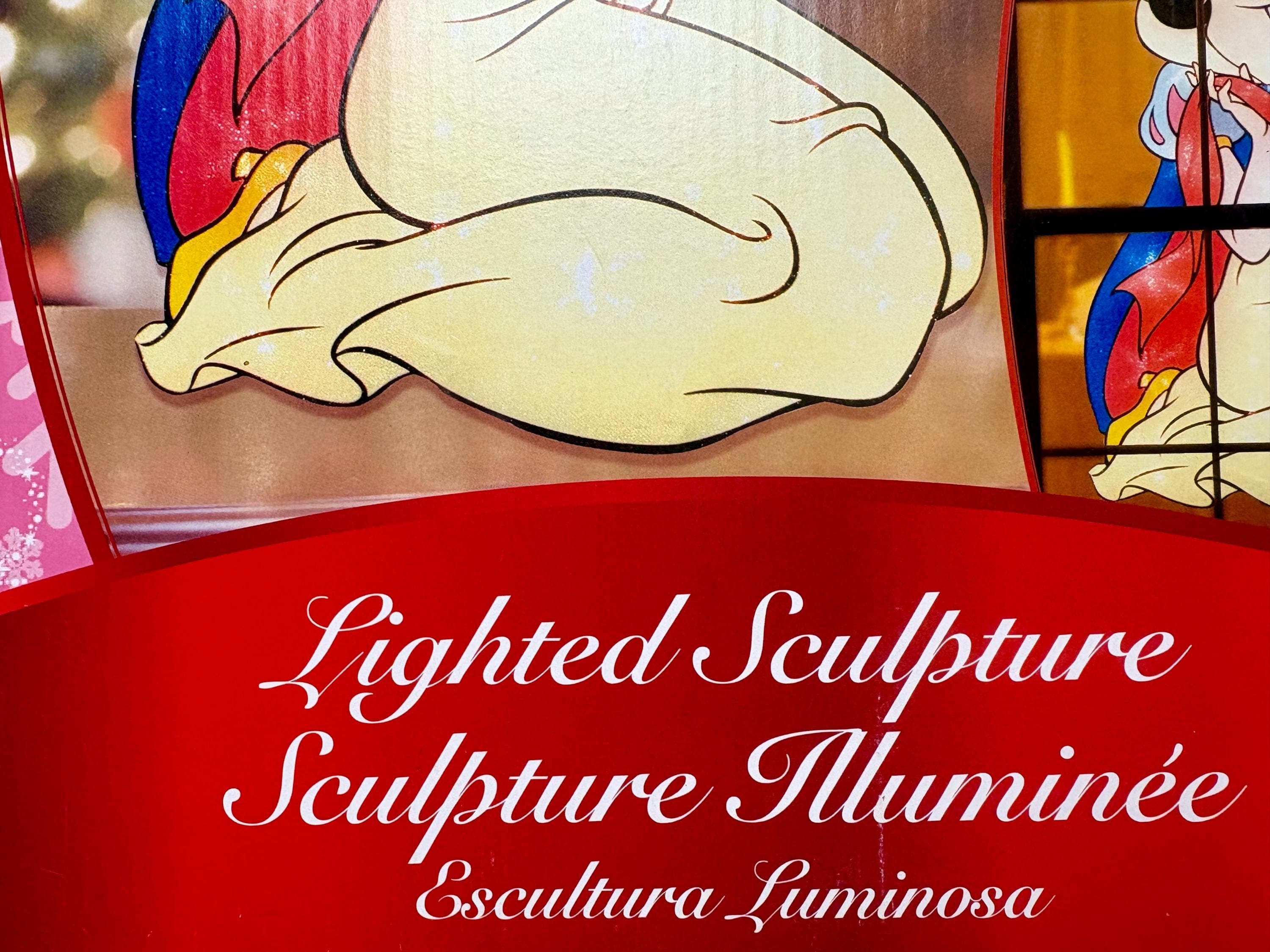 DISNEY'S Vintage Snow White Lighted Sculpture- Disneyana IOB 19 in. Tall & 35 Lights - Thumbnail 6