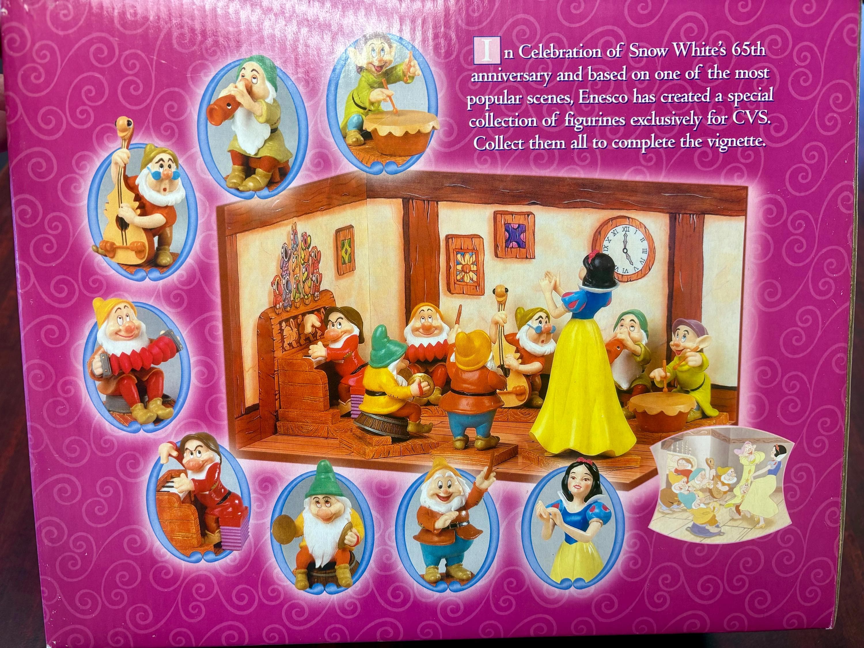 Snow White & The Seven Dwarfs - Enesco 65th Anniversary “Snow White” Vintage Disney 2002 New in Original Box~ Disneyana - Thumbnail 3