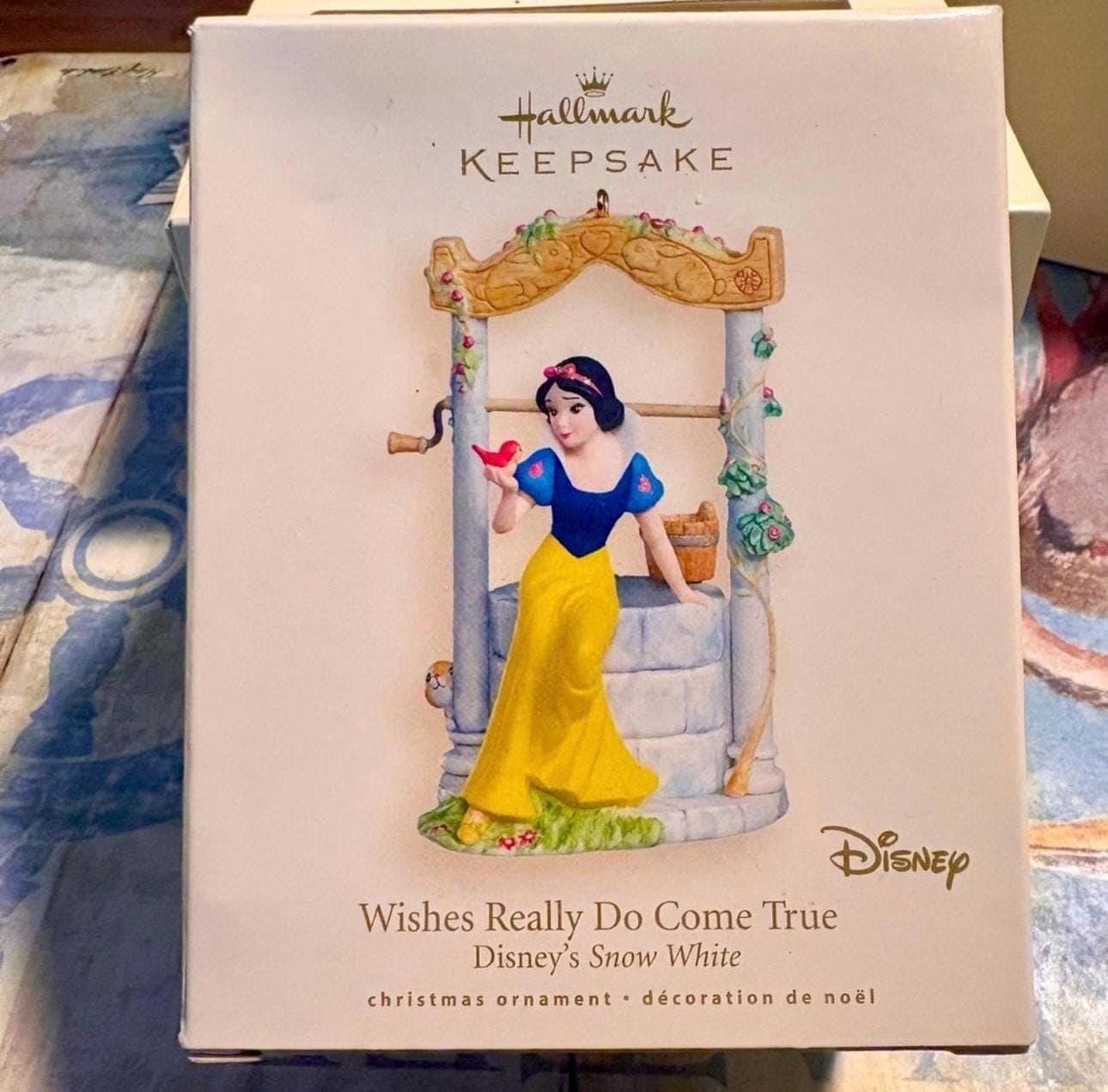 Vintage DISNEY Hallmark “Wishes Really DO Come True” Keepsake Ornament~ Disney’s Snow White 70th Anniversary - Mint in Box - Thumbnail 2
