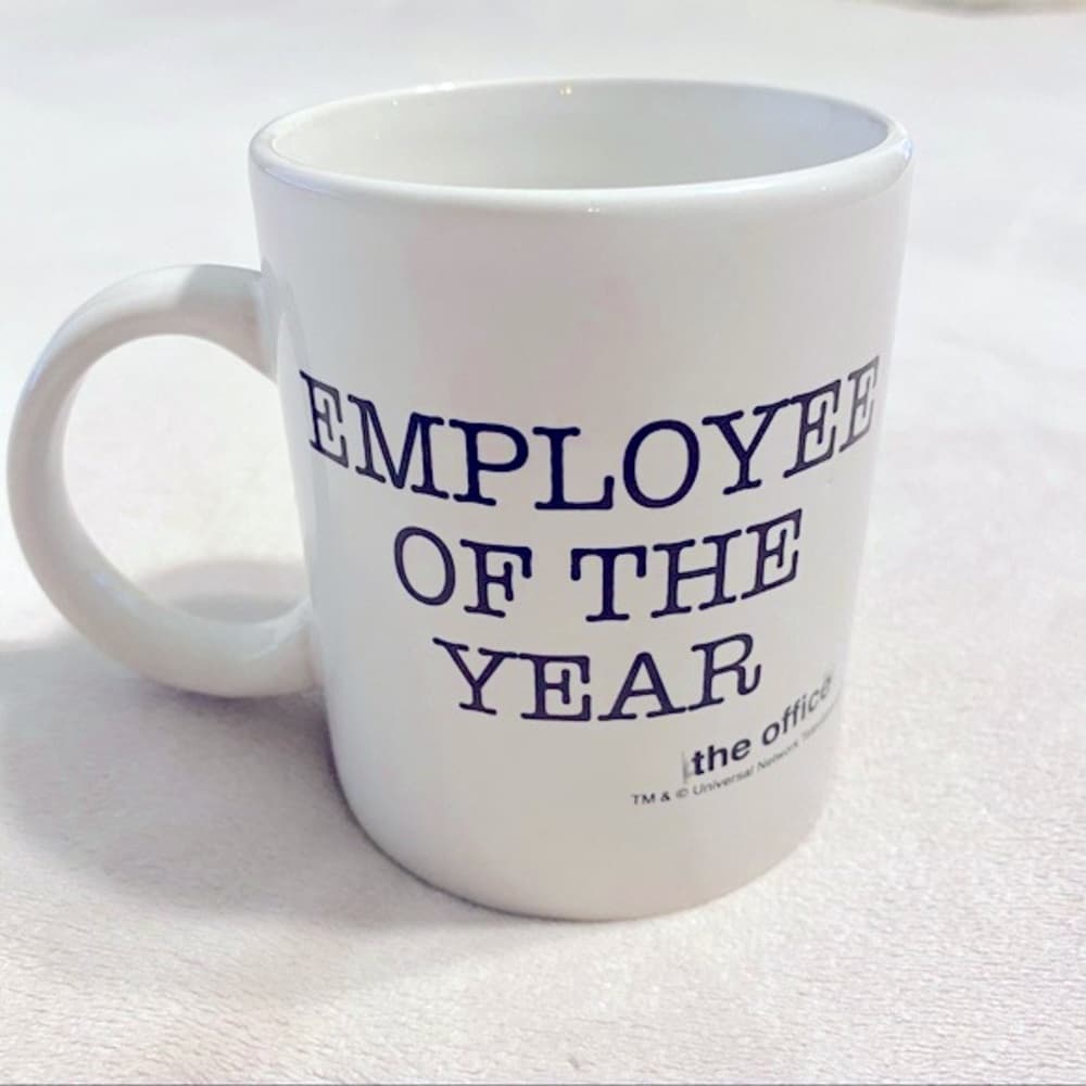 The Office TV Show- Dunder Mifflin “Employee Of The Year” Coffee Mug Funny Gift - Thumbnail 4