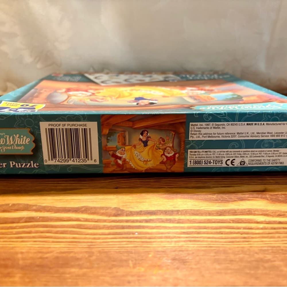 Vintage “Snow White And The Seven Dwarfs” Sticker Puzzle 1997- New in Sealed Box - Thumbnail 3