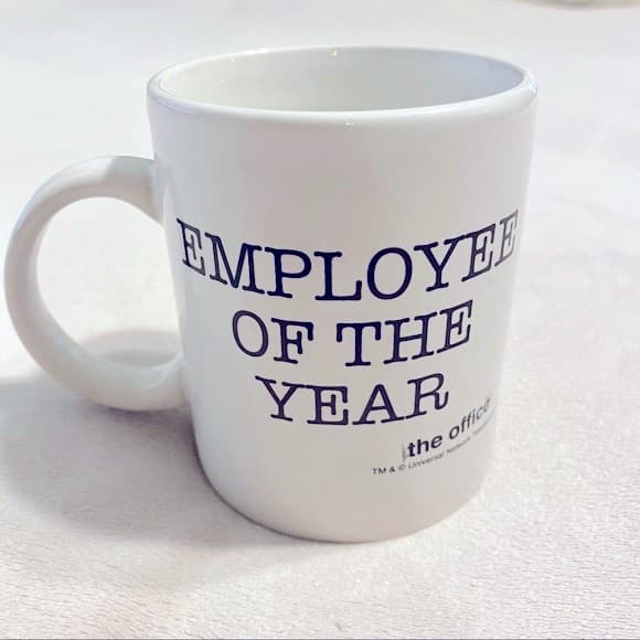 The Office TV Show- Dunder Mifflin “Employee Of The Year” Coffee Mug Funny Gift - Thumbnail 5
