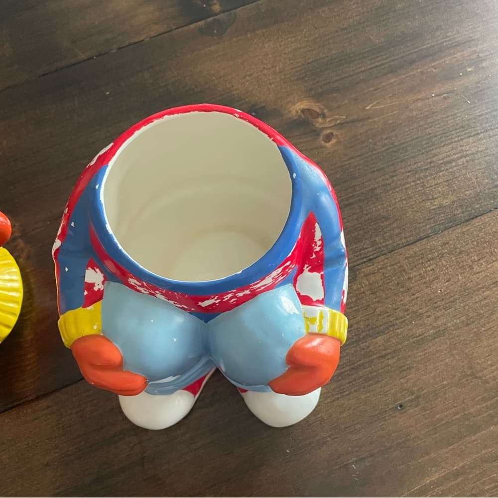 1986 Ernie Cookie Jar Vintage Sesame Street- Muppets Vintage Jim Henson - Thumbnail 8