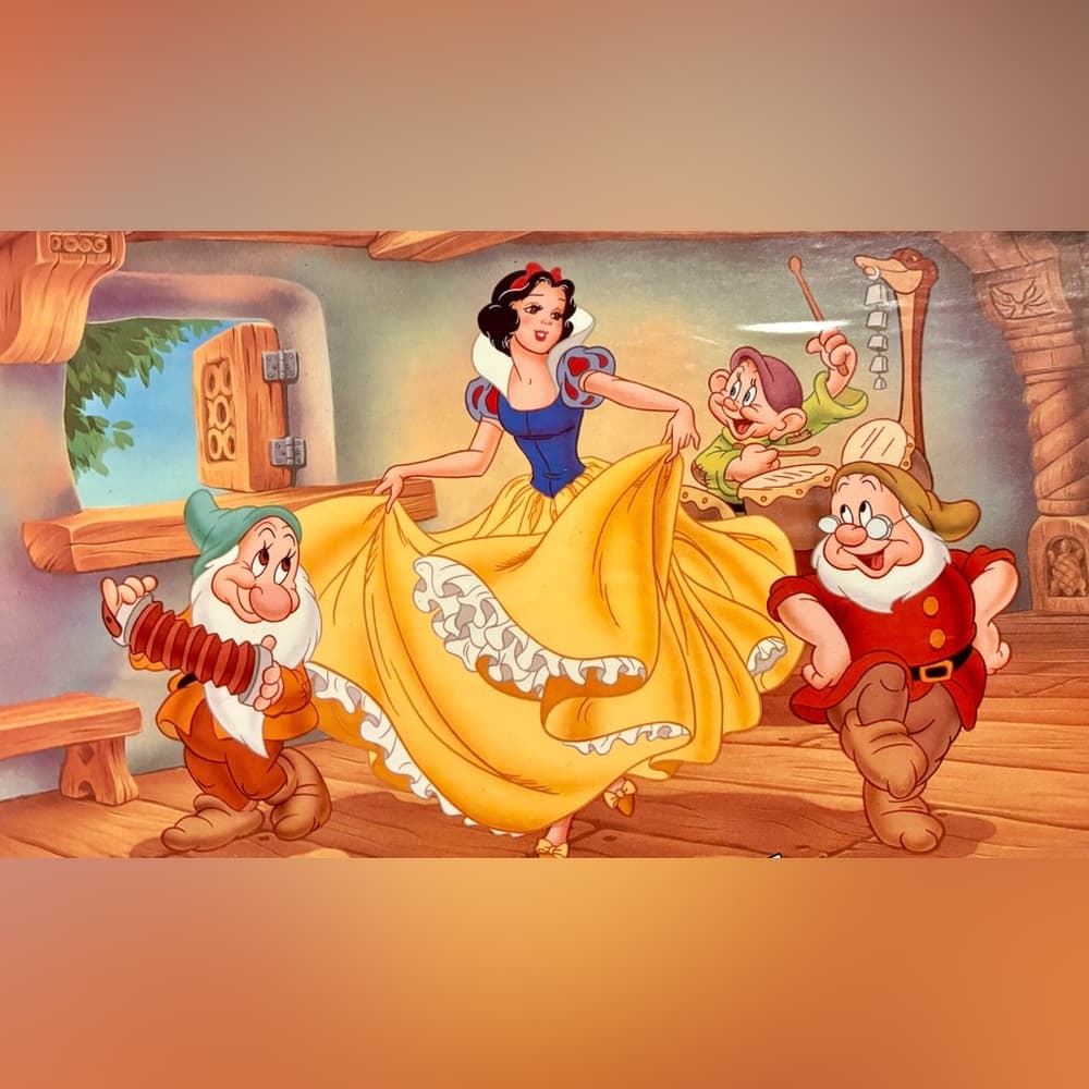 Vintage “Snow White And The Seven Dwarfs” Sticker Puzzle 1997- New in Sealed Box - Thumbnail 2