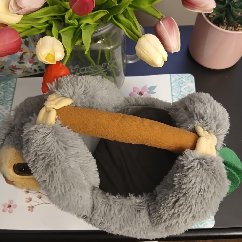 Sloth Easter Basket- Sloth Upside Down On Tree Limb Plush Easter Basket~ - Thumbnail 4