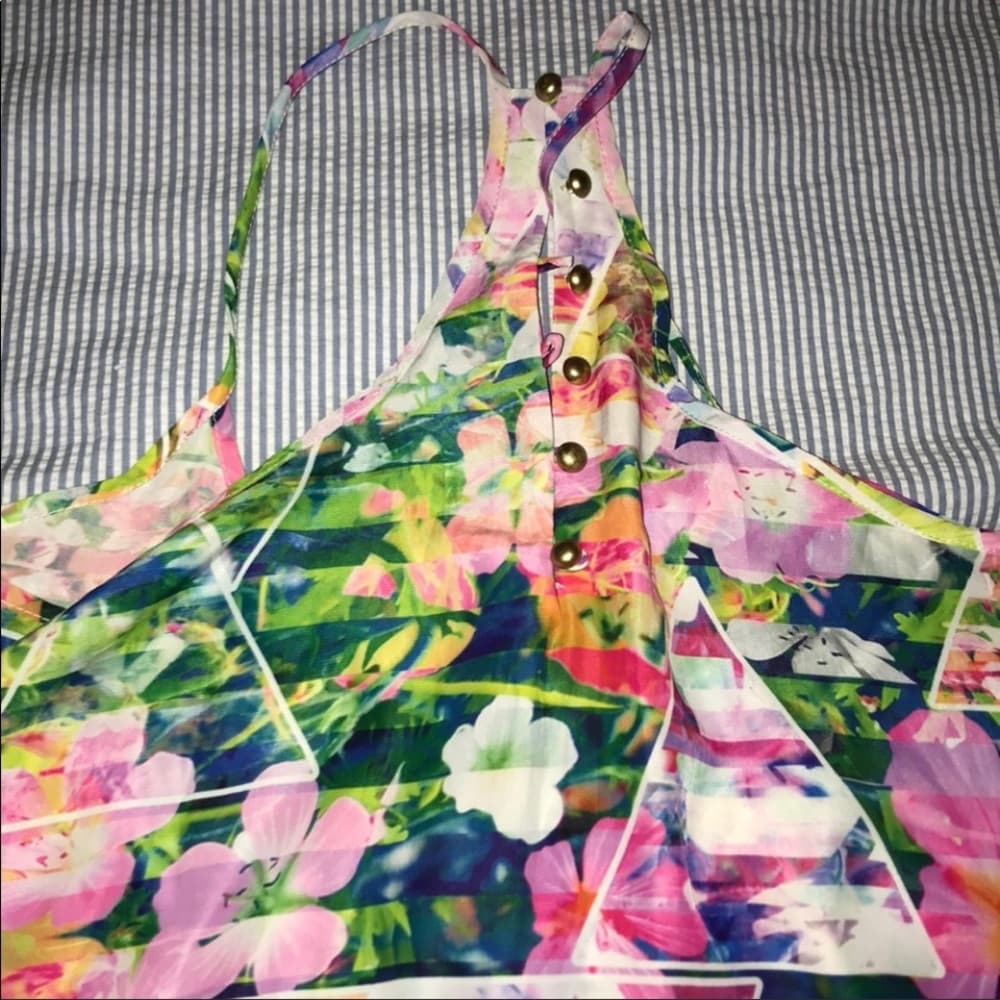 REVOLVE Romper ~Amanda Uprichard Floral Geometric - Thumbnail 2