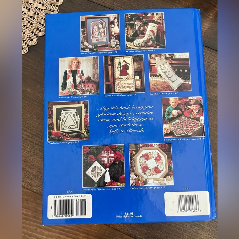 3 Cross-Stitch Hardback Vintage Books- Holiday & Christmas Patterns 1987-90’s - Thumbnail 6