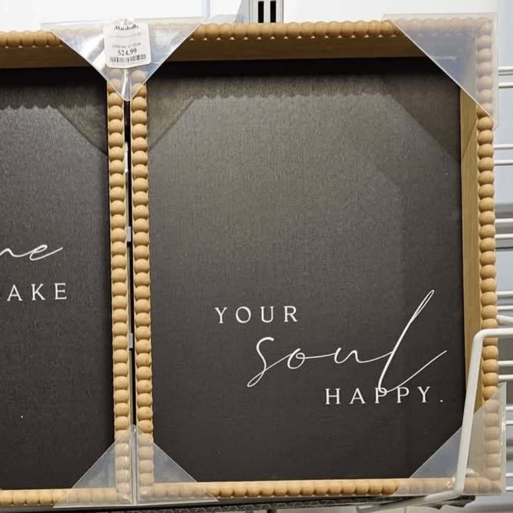 Wall Art- Wall Decor~ Set of Two “Take Time to Make Your Soul Happy” - Thumbnail 4