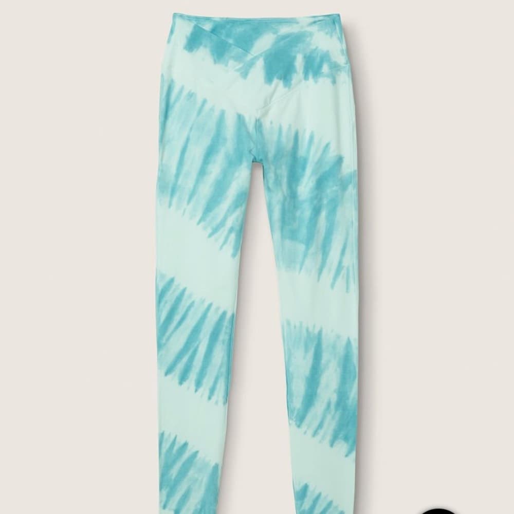 PINK High Waist V Crossover Leggings - Thumbnail 4