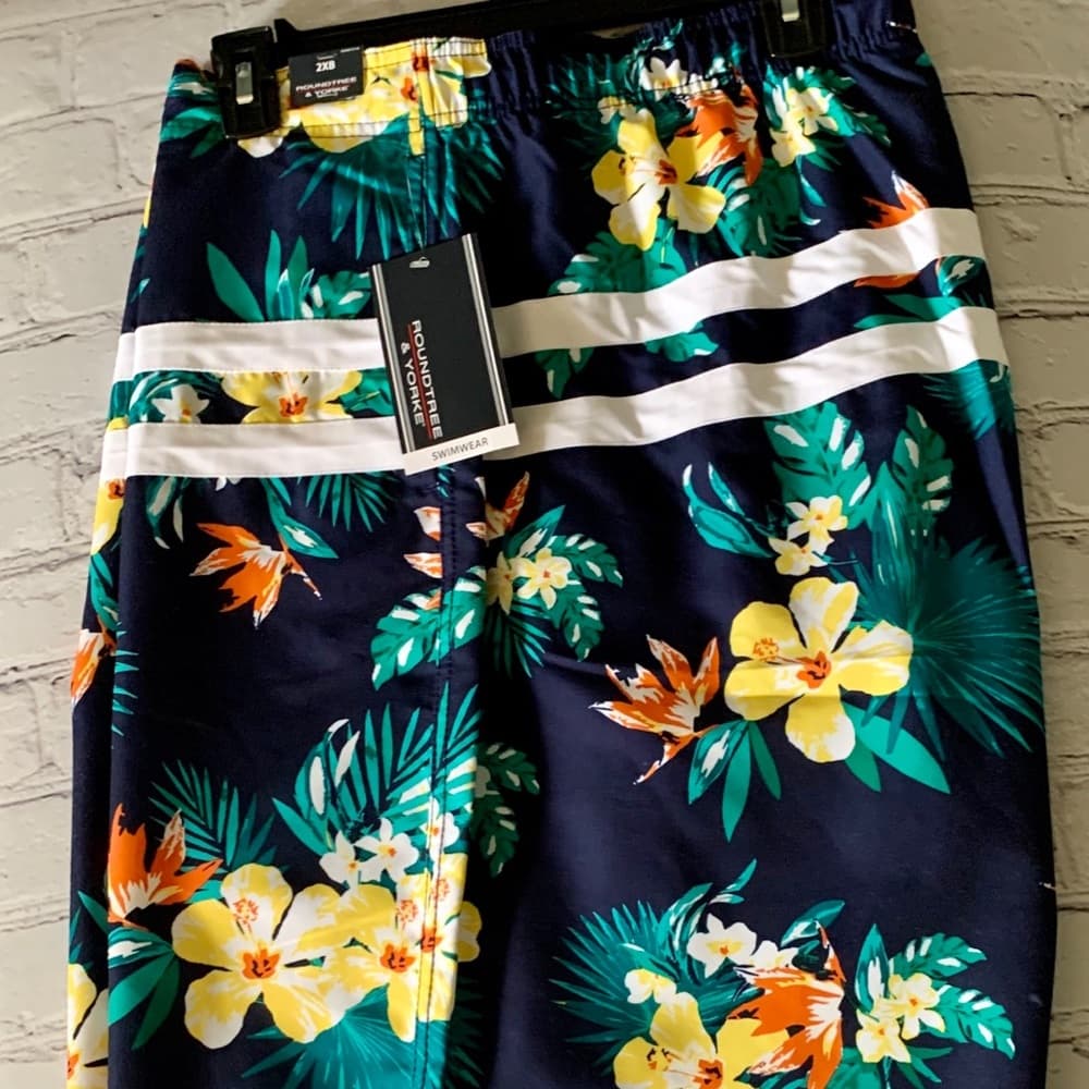 NWT Big & Tall Swimwear 2XB Roundtree & Yorke- From Dillard’s - Thumbnail 8