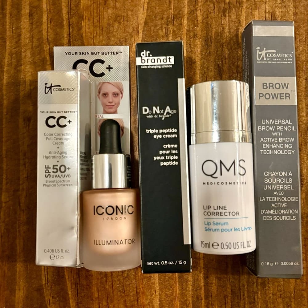 5 Item Beauty Bundle Skincare ~IT Cosmetics, QMS Lip Serum, Dr. Brandt New NIB - Thumbnail 2