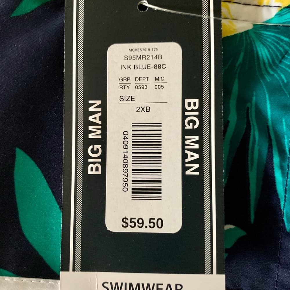 NWT Big & Tall Swimwear 2XB Roundtree & Yorke- From Dillard’s - Thumbnail 10