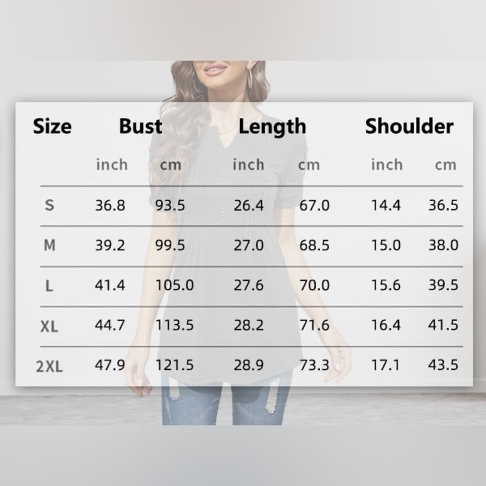 Pleated Pin-Tuck Shirts- Cute Button Detail- Two Shirts 1 Black 1 Burgundy - Thumbnail 7
