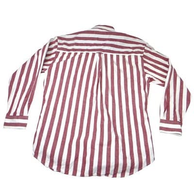 Vintage Chaps Ralph Lauren Men's Striped Button Down Shirt Long Sleeve Size L - Thumbnail 4