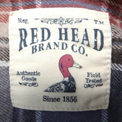 Red Head Brand Co Plaid Flannel Long Sleeve Button Up Shirt Men's Size Large - Thumbnail 2