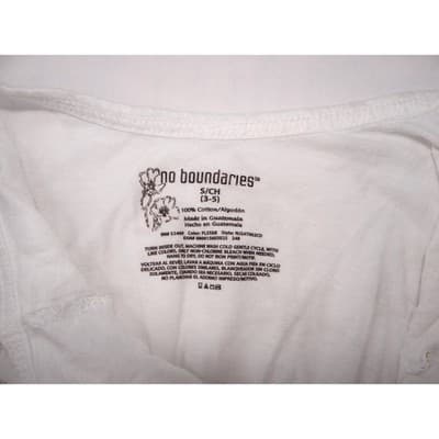 Y2K No Boundaries White Glitter Star Print Spaghetti Strap Camisole Top S 3-5 - Thumbnail 2