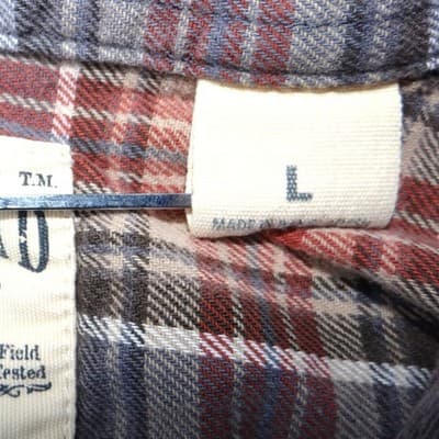 Red Head Brand Co Plaid Flannel Long Sleeve Button Up Shirt Men's Size Large - Thumbnail 3