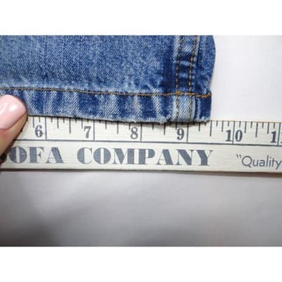 Y2K Vintage Retro Paris Blues Originals Women's Blue Wash Flare Jeans Size 10 - Thumbnail 9