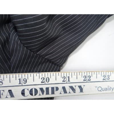 Insignia Collezione Men High Twist Microtech Super Deluxe Pinstripe Blazer Sz L - Thumbnail 12