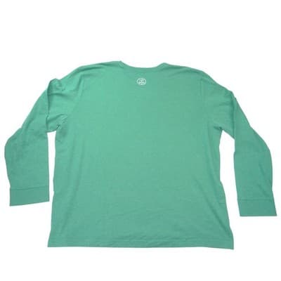 Life is Good Mens XL Green Gruntled Smiley Face Crusher Long Sleeve Graphic Tee - Thumbnail 3