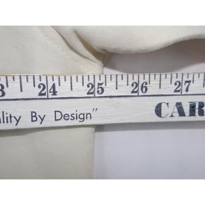 Centro Mens XL Short Sleeve Button Up Shirt Cream Midnight Diner Car Embroidered - Thumbnail 7