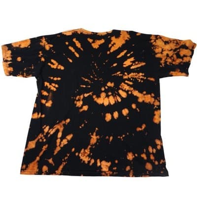 Wu Tang Forever Tie Dye Bleached Black T Shirt Mens Large FEA Merch - Thumbnail 3