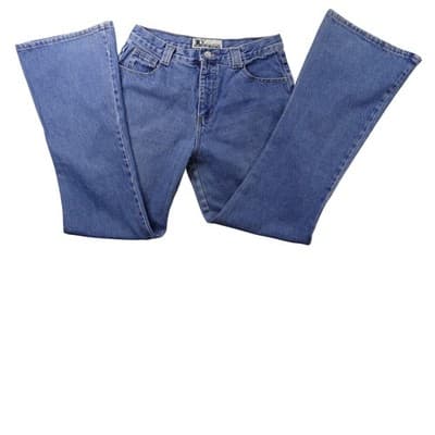 Vintage D Mode Classix Denim Bell Bottom Jeans Sz 13 Flare Cotton Made in USA - Thumbnail 4