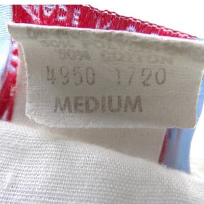 Leslie Ann Fashions Vintage Pastel Abstract Stripe Button Up Shirt Medium USA - Thumbnail 3
