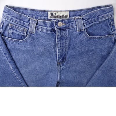 Vintage D Mode Classix Denim Bell Bottom Jeans Sz 13 Flare Cotton Made in USA - Thumbnail 3