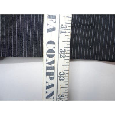 Insignia Collezione Men High Twist Microtech Super Deluxe Pinstripe Blazer Sz L - Thumbnail 13