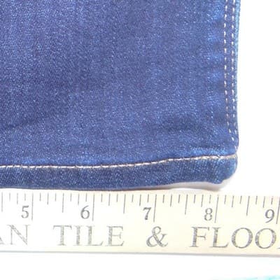 Express Barely Boot Low Rise Dark Wash Stretch Jeans EXWD-7900B - Thumbnail 9