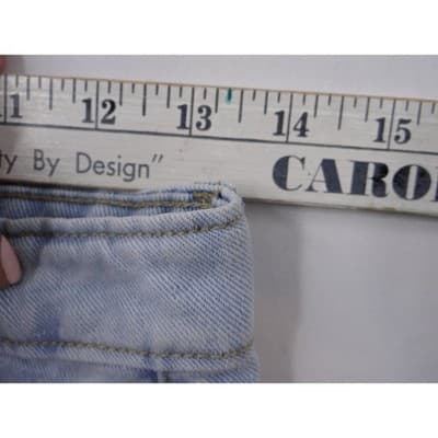 Wild Fable Womens Light Wash Denim Cutoff Shorts High Rise Distressed Size L - Thumbnail 4