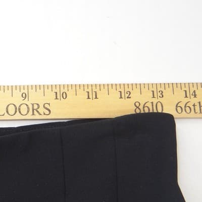 Vintage Adrianna Papell Evening Essentials Black Wide Leg Dress Pants Size 4 - Thumbnail 4