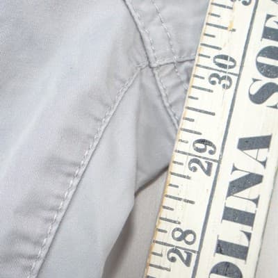 Armani Exchange Mens Moto Biker Pants Light Grey Articulated Knee Size 36x31 - Thumbnail 7