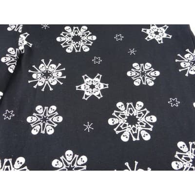 Torrid Black Skull Snowflake Leggings Capris Size 4 Workout Comfy Casual - Thumbnail 4