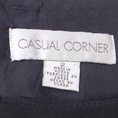 Vintage Casual Corner Black Pink Tan Colorblock Sleeveless Sheath Dress Size 2 - Thumbnail 2