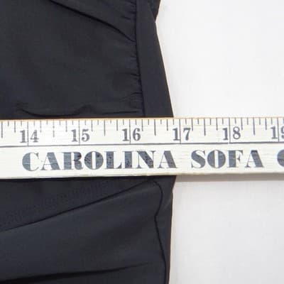 Old Navy Womens XL Black One Piece Swimsuit Ruched Sweetheart Neck Cutout Back - Thumbnail 4