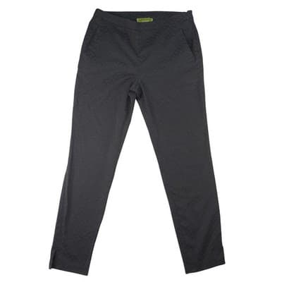 Sigrid Olsen Signature Womens Gray Geometric Pattern Stretch Pants Size 8