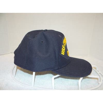 New Era USS Constellation CV-64 Snapback Hat Mens Navy Blue Vintage Made in USA - Thumbnail 5