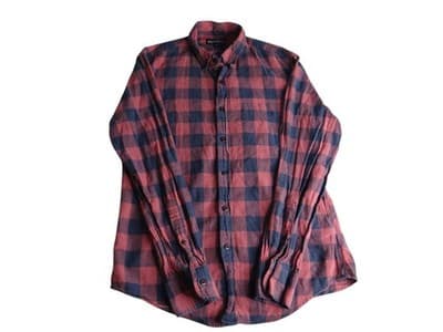 J. Crew Mercantile Plaid Button-Up Shirt - Size M - Thumbnail 3