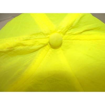 Vintage USA Today Hat Neon Yellow Nylon Rope Snapback Cap 90s Media Promo - Thumbnail 6