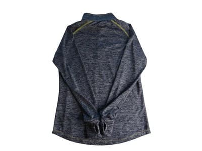 Colosseum Michigan Half-Zip Pullover - Navy & Yellow - Thumbnail 4