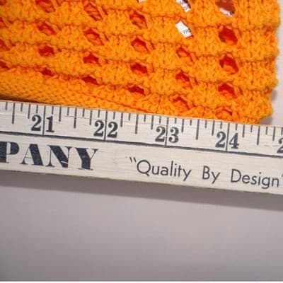 Wild Fable Striped Crochet Square Neck Long Sleeve Cropped Sweater Top Womens XL - Thumbnail 6