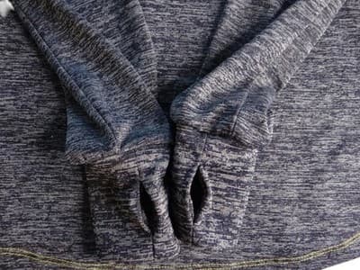 Colosseum Michigan Half-Zip Pullover - Navy & Yellow - Thumbnail 5
