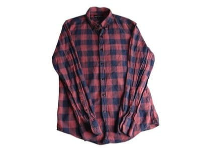 J. Crew Mercantile Plaid Button-Up Shirt - Size M - Thumbnail 2