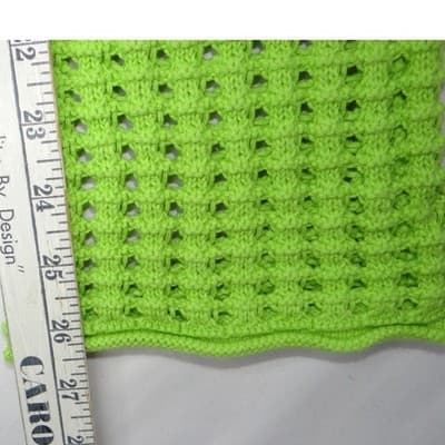 Wild Fable Striped Crochet Square Neck Long Sleeve Cropped Sweater Top Womens XL - Thumbnail 7