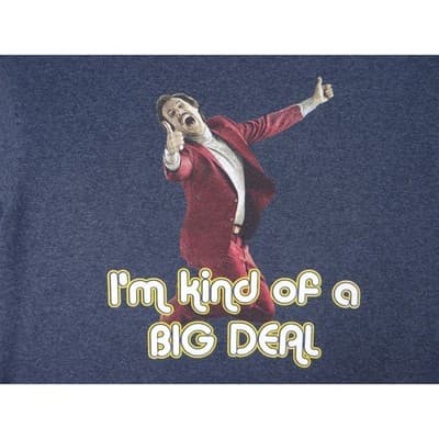 Anchorman The Legend of Ron Burgundy T Shirt Men's Large Graphic Tee Movie Quote - Thumbnail 4
