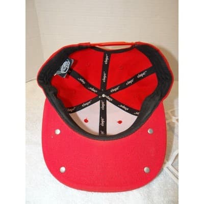 Elope Red Building Block Snapback Hat Customizable Brick Base Plate Flat Brim - Thumbnail 6