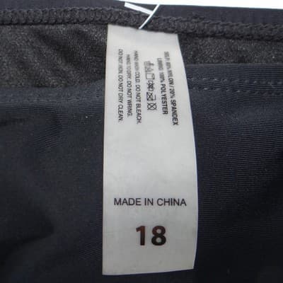 NWT-Fullfitall Swimsuits Womens Plus Size 18 Black High Waist Bikini Bottom - Thumbnail 2